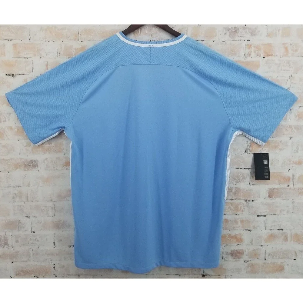 NWT Nike Manchester City FC Stadium Jersey Field Blue 2XL Etihad Airways Soccer